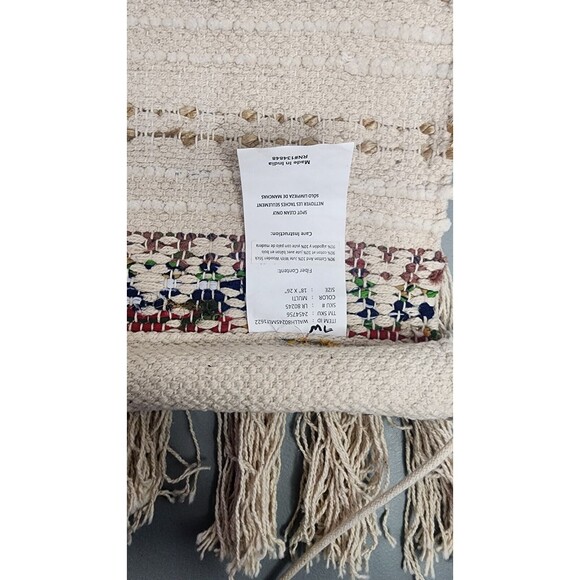 Boho Rainbow Macramé Colorful Wall Hanging Tapestry Art - Picture 9 of 15